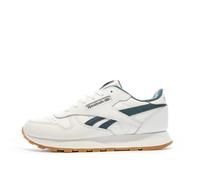 Baskets Blanches/Vertes Fille Reebok Classic Leather - REEBOK - Cuir - Lacets - Enfant 36