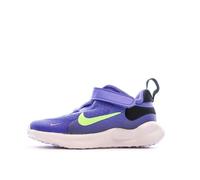 Nike Revolution 7 (TDV) Basses Unisexes pour Enfant, Lt Ultramarine Lime Blast Dark Obsidian, 21 EU