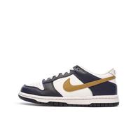 Nike Dunk Low Big Kids (FB9109-111, White/Midnight Navy/Wheat), Blanc/bleu marine, 6.5 US Big Kid