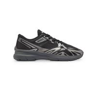 BASKETS BOSS EN MÉLANGE DE MATIÈRES AVEC MESH ET SIMILICUIR OWEN RUNN MEMT NOIRES 44