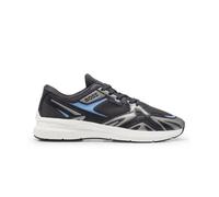 BASKETS BOSS EN MÉLANGE DE MATIÈRES AVEC MESH ET SIMILICUIR OWEN RUNN MEMT NOIRES ET BLEUES