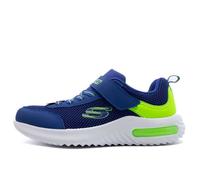 Baskets Bounder-Tech - SKECHERS - Mixte - Enfant - Bleu - Textile - Lacets