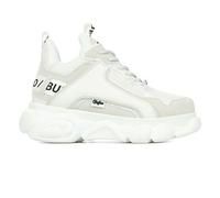 Buffalo Baskets Chai Imi Suede/Mesh Vegan Femme 39 Blanc