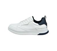 bugatti Homme Baskets avec Mousse à mémoire de Forme et Absorption des Chocs, Blanc, 44 EU