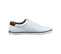 Bugatti Fashion Sneaker Homme, toile de coton, semelle flexible, blanc 45 EU