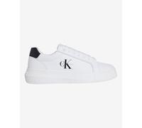 Baskets Calvin Klein Chunky Cupsole blanc pur noir femme - 37