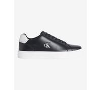 Calvin Klein Baskets Classic Cupsole Homme à lacets en cuir Noir/Blanc 44