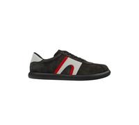CAMPER Baskets basses gris foncé / rouge sang / blanc, Taille 41