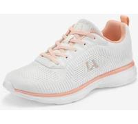 Baskets chaussures en textile, chaussures en tissu avec détails contrastés pour un look raffiné - LASCANA - blanc/saumon BLANC/SAUMON 36