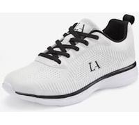 Baskets chaussures en textile, chaussures en tissu avec détails contrastés pour un look raffiné - LASCANA - blanc/noir BLANC/NOIR 35