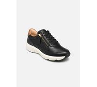 Clarks Femme Tivoli Zip Basket, Cuir Noir, 37 EU