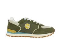 Baskets - COLMAR - TRAVIS BLOCK MILITARY Vert - Talon plat - Cuir - Bout rond 44