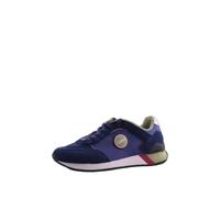 Baskets Colmar Travis Plus Colors - Homme - Bleu - Polyester - Lacets - Plat 40