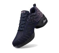 Baskets Compensées Femme Pas Cher sans LaçAge Plates Décontractées Femmes Facile Enfiler Plat Marche Sport Basket Talon Chaussures TisséEs OrthopéDiques pour Pieds Plats Larges