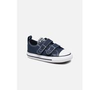 Converse Chuck Taylor CT 2v Ox Canvas, Chaussures de Fitness Mixte Enfant, Bleu (Athletic Navy/White 412), 24 EU