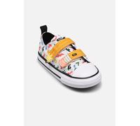 Baskets Converse Chuck Taylor All Star 2V Canvas Polka Doodle Ox I pour Enfant 21 Blanc