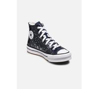 Baskets montantes enfant filles Converse CHUCK TAYLOR ALL STAR EVA LIFT GLITTER PLATFORM Bleu 36