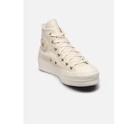 Baskets Converse Chuck Taylor All Star Lift Leather Hi pour Femme 42 Blanc