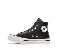 Baskets montantes enfant filles Converse Chuck Taylor All Star Eva Lift Leather Foundation Hi Noir 38 1/2