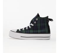 Baskets Converse Chuck Taylor All Star Lift Platform Plaid Hi Navy/ Black/ White EUR 36