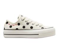 Baskets Converse Chuck Taylor All Star Lift Platform Polka Dots, Beige, Mixte 38