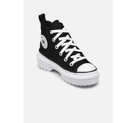 CONVERSE Chuck Taylor All Star Lugged Lift Platform Canvas Sneaker, Black Black White, 27 EU