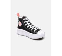 Baskets montantes enfant filles Converse CHUCK TAYLOR ALL STAR MOVE CANVAS HI Noir 28