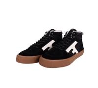 Baskets coton suède Faguo Walnut Mid Noir 40