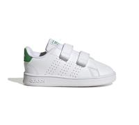 Adidas Chaussures bébé mixte Advantage Court Two – À fermeture auto-agrippante – Blanc/Vert/Noir 26