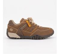 Baskets crazy horse cognac lacets beiges Homme DOCKERS BY GERLI 44