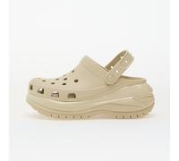 Crocs Sabots Mega Crush Clog – Plateforme, semelle épaisse – Beige 41/42