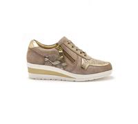 Baskets cuir à aérosemelle femme Pédiconfort Beige 38