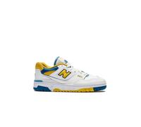 Baskets cuir BB550 - New Balance - Femme - Jaune - Lacets - Plat 42