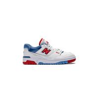 Baskets cuir BB550 - New Balance - Femme - Rouge - Lacets - Plat 42
