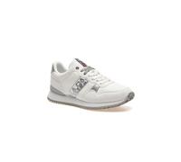 Baskets cuir femme - NAPAPIJRI - Astra - Blanc - Lacets - Daim-Nubuck 38