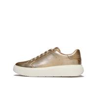 Baskets cuir mÃ©tallisÃ© femme FitFlop Rtg DorÃ© 39