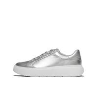 Baskets cuir métallisé femme FitFlop Rtg Argenté 38