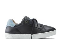 Baskets cuir naturel enfant Birkenstock Porto Natural Bleu 33