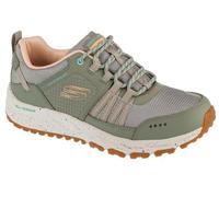 Baskets cuir Skechers vert - Femme - Randonnée - Olive - Blanc - Multisport - Sec 40