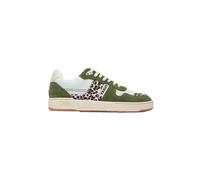 Baskets cuir suède femme Faguo Ceiba Vert 36