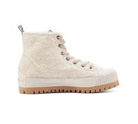 Baskets dÃ©contractÃ©es en peau lainÃ©e femme Duuo Col Plus Soft Blanc 37