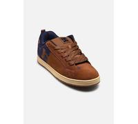 Baskets de Skate Homme Court Graffik SE par DC Shoes en Marron Foncé - 42 EU