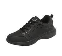 Baskets de course à pied pour homme avec coussin d'air - Confortables - Chaussures de randonnée à lacets - Antidérapantes - Bout large - Chaussures de basket-ball pour randonnée en montagne