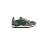 Pepe Jeans Chaussures en Cuir Vert Brit Heritage M