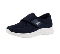 Baskets de course pour femme - Grande taille - Légères et respirantes - Couleur unie - En maille - Chaussures décontractées à enfiler pour un usage quotidien, bleu, 37 EU
