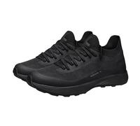 Baskets de course pour homme - Antidérapantes - Légères et rétro - Respirantes - Chaussures de randonnée à lacets - Coupe large - Doux et épais - Chaussures de sport confortables, Noir , 39 2/3 EU