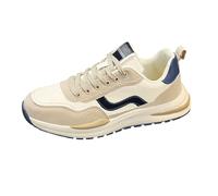 Baskets de course pour homme - Style rétro classique - Style vintage - Pour la marche quotidienne, la rue et les loisirs, beige, 39 EU