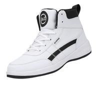 Baskets de marche pour homme - Chaussures de randonnée haut de gamme - Soutien de la voûte plantaire - Lacets - Noir - Semelle intérieure rembourrée - Chaussures de course à pied - Bout large