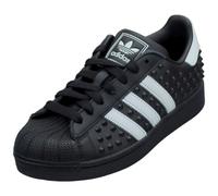Baskets de mode Adidas SUPERSTAR II pour femme Noir et Blanc - 38 EU