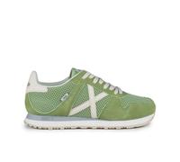 Baskets de running rétro femme - MUNICH - Massana Classic - Lacets - Vert Caqui - Textile 37
